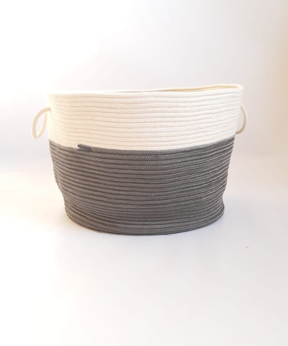 Large Storage Cone Cotton Silk Basket