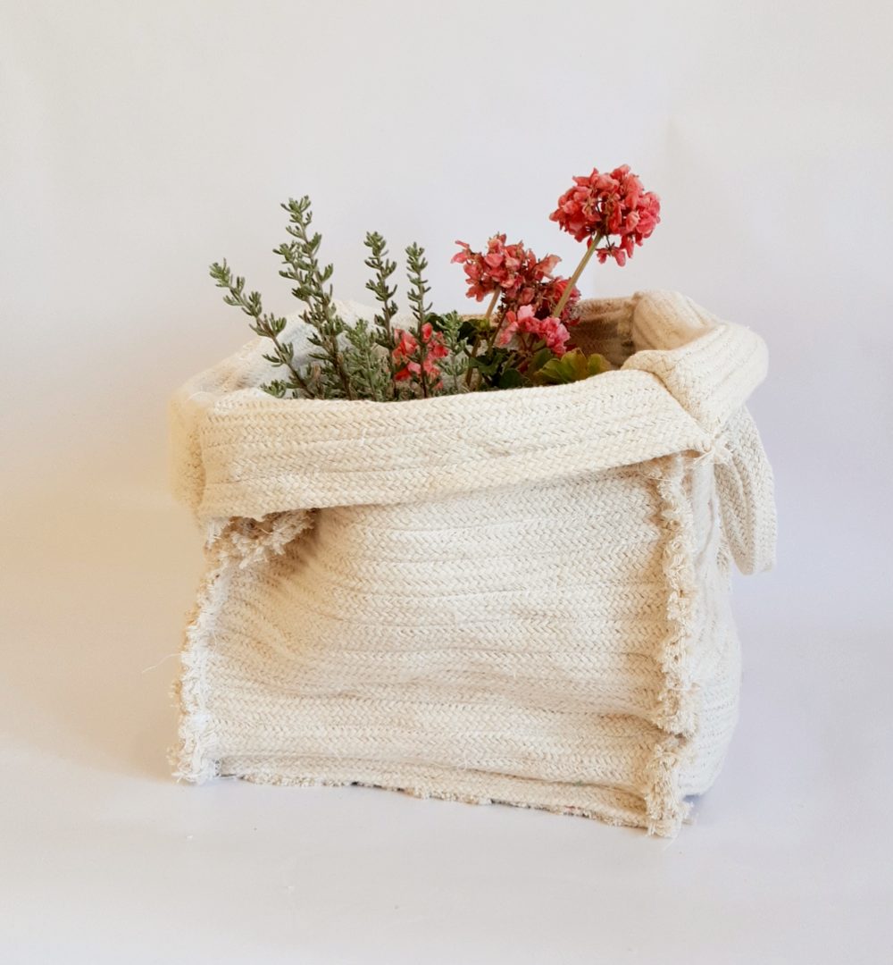 Cube cotton basket