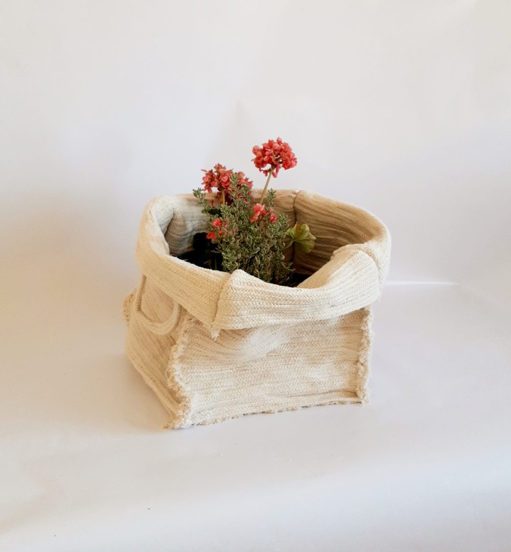 Cube cotton basket