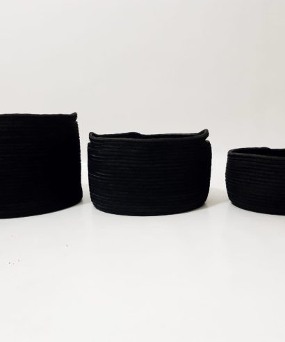 black silk baskets