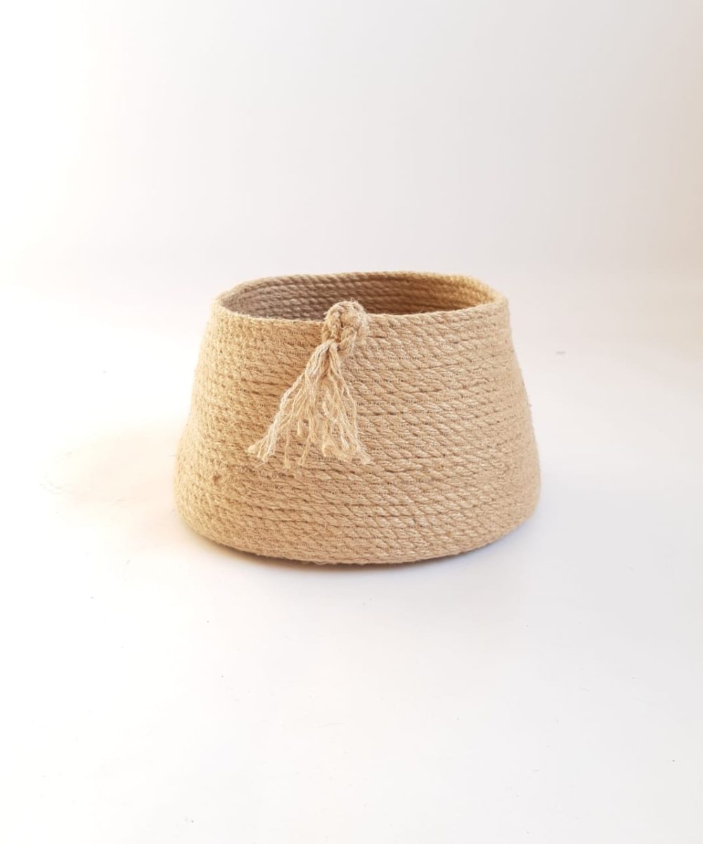 cone jute basket