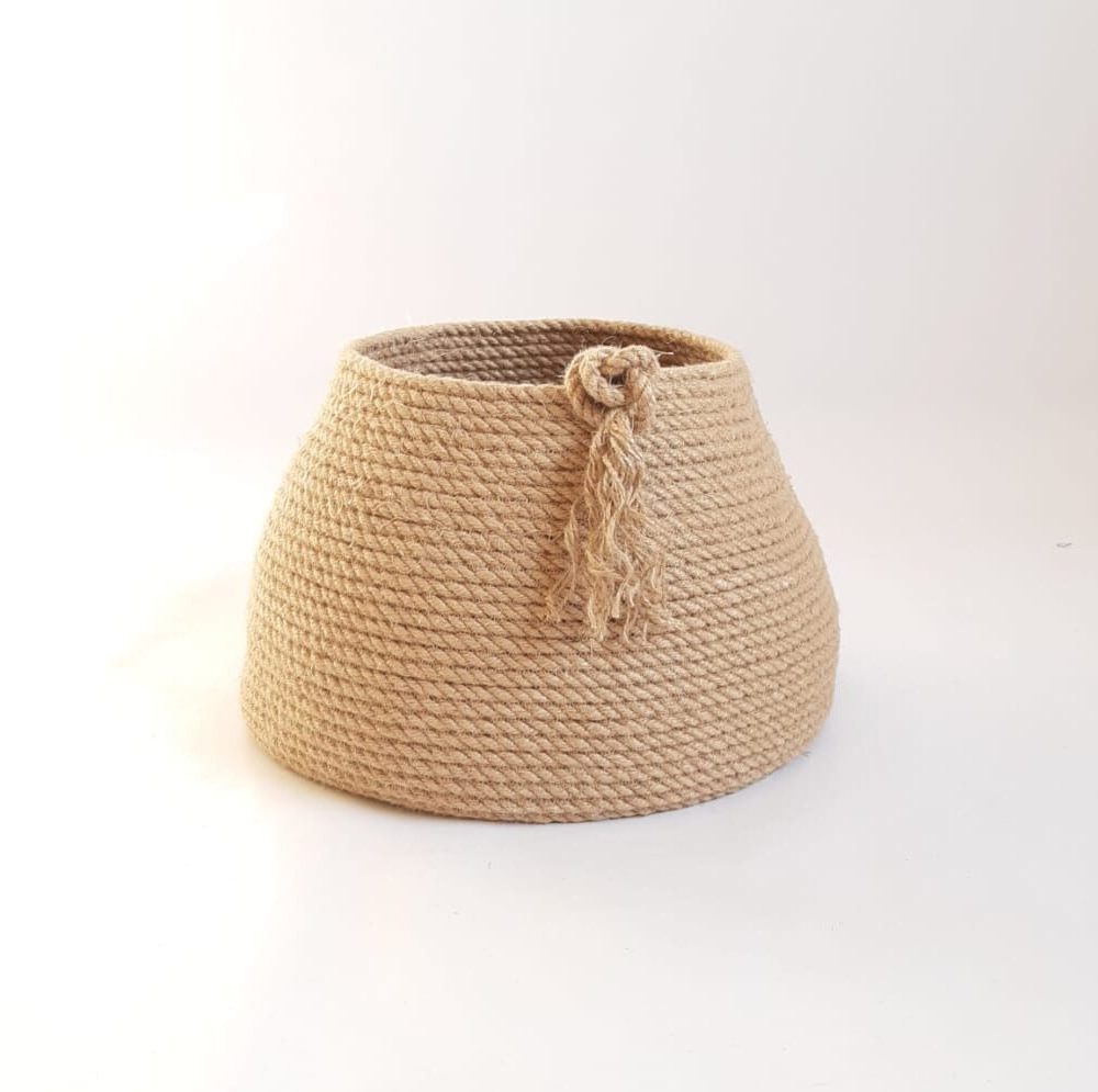 cone jute basket