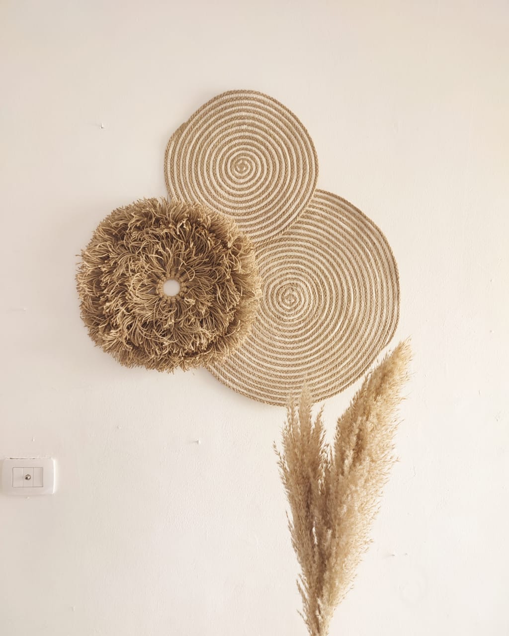 Handmade Boho Jute Wall Hanging Sun | TAYETs | Handmade Home and Accessories In Egypt